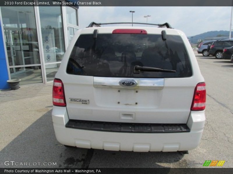 White Suede / Charcoal Black 2010 Ford Escape Limited