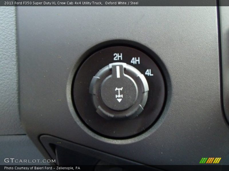 Controls of 2013 F350 Super Duty XL Crew Cab 4x4 Utility Truck