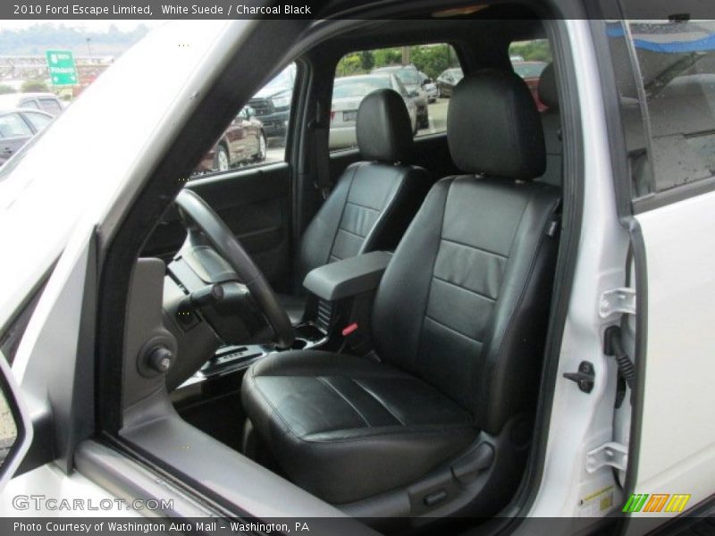 White Suede / Charcoal Black 2010 Ford Escape Limited
