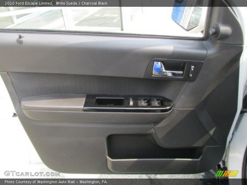 White Suede / Charcoal Black 2010 Ford Escape Limited