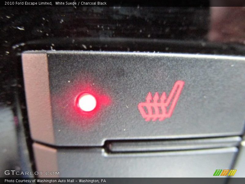 White Suede / Charcoal Black 2010 Ford Escape Limited