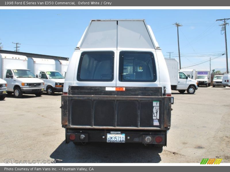 Oxford White / Grey 1998 Ford E Series Van E350 Commercial