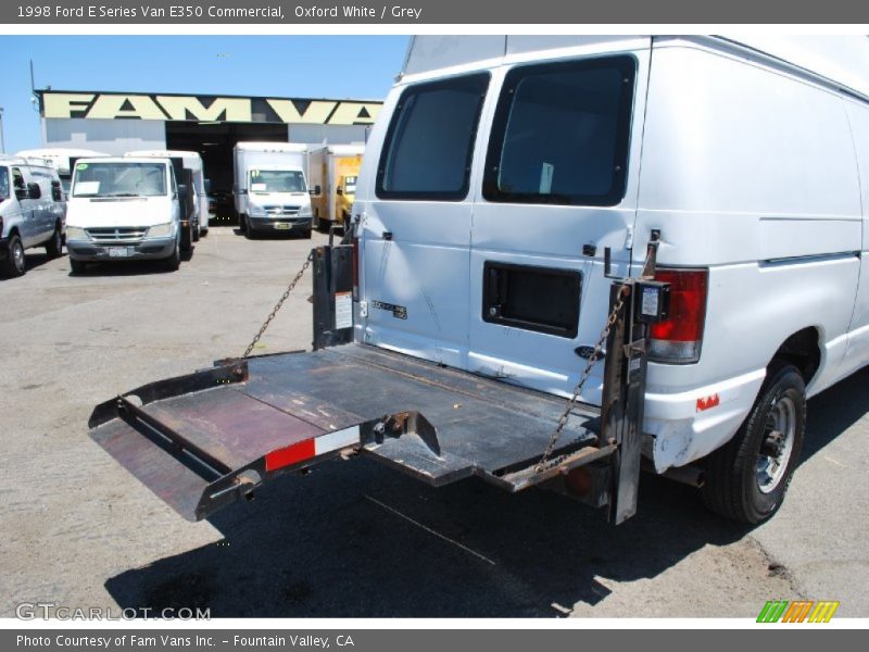 Oxford White / Grey 1998 Ford E Series Van E350 Commercial