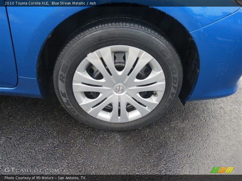 Blue Streak Metallic / Ash 2010 Toyota Corolla XLE