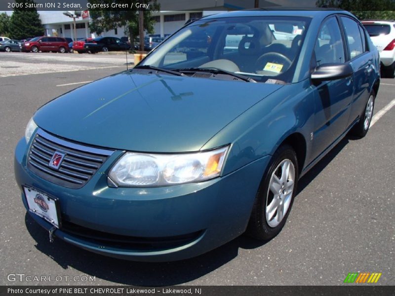 Cypress Green / Gray 2006 Saturn ION 2 Sedan