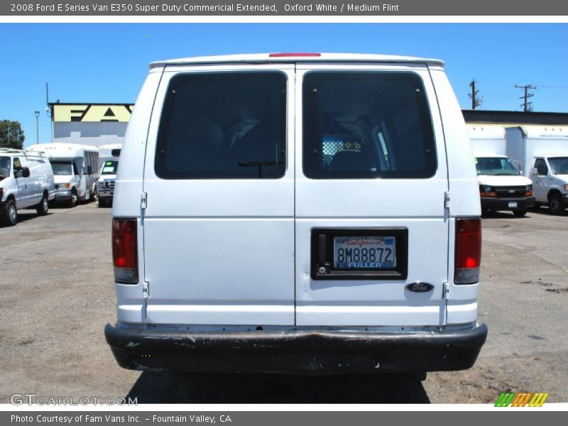 Oxford White / Medium Flint 2008 Ford E Series Van E350 Super Duty Commericial Extended