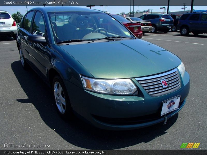 Cypress Green / Gray 2006 Saturn ION 2 Sedan