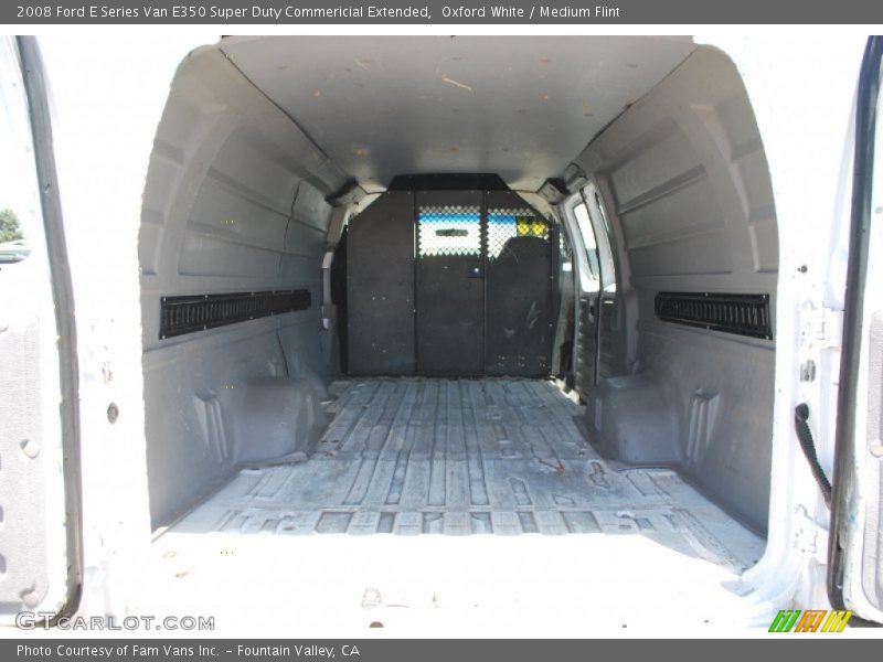 Oxford White / Medium Flint 2008 Ford E Series Van E350 Super Duty Commericial Extended