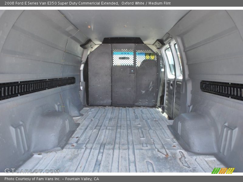 Oxford White / Medium Flint 2008 Ford E Series Van E350 Super Duty Commericial Extended