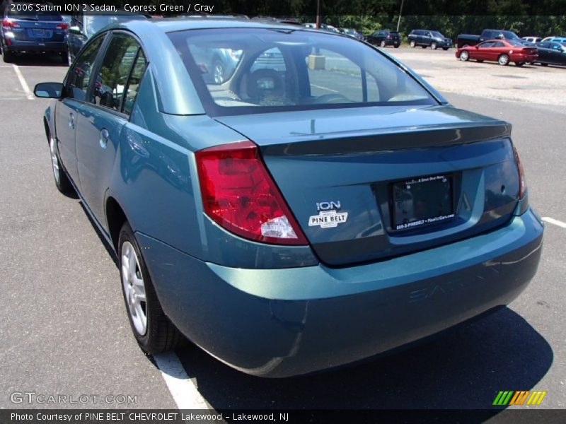 Cypress Green / Gray 2006 Saturn ION 2 Sedan