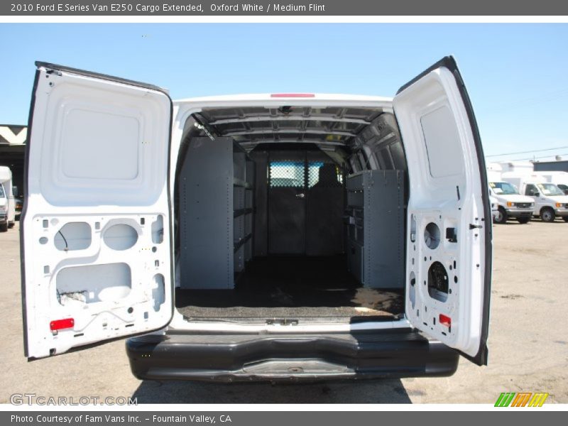 Oxford White / Medium Flint 2010 Ford E Series Van E250 Cargo Extended