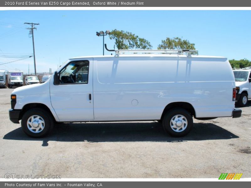  2010 E Series Van E250 Cargo Extended Oxford White