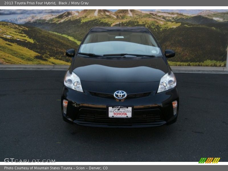 Black / Misty Gray 2013 Toyota Prius Four Hybrid