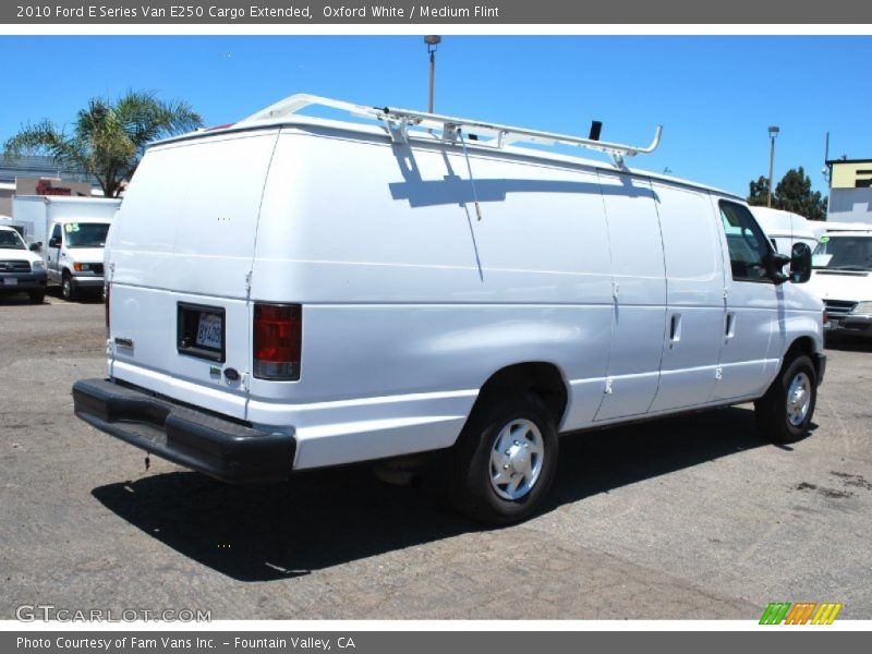 Oxford White / Medium Flint 2010 Ford E Series Van E250 Cargo Extended