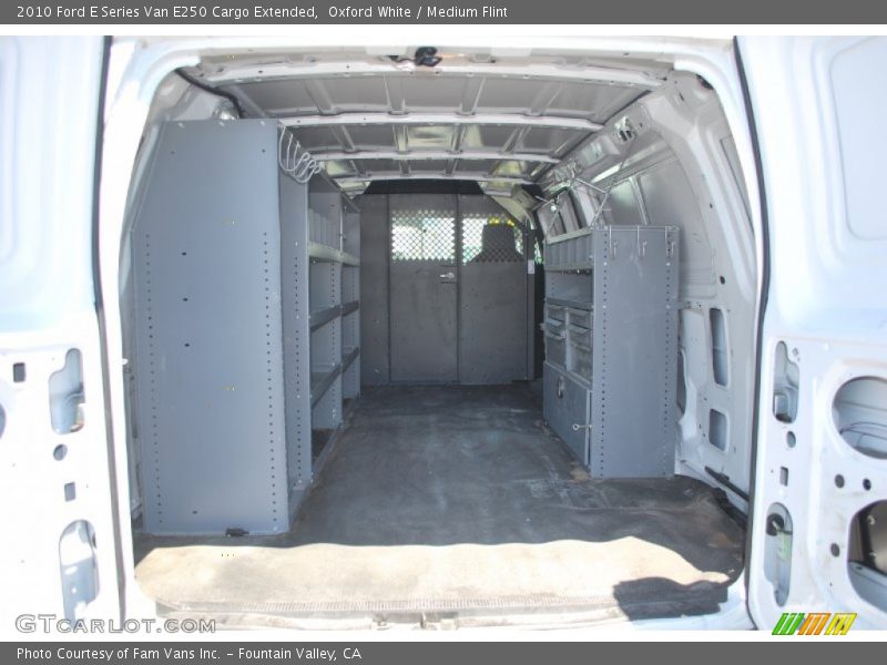 Oxford White / Medium Flint 2010 Ford E Series Van E250 Cargo Extended