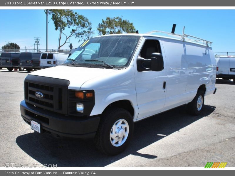 Oxford White / Medium Flint 2010 Ford E Series Van E250 Cargo Extended