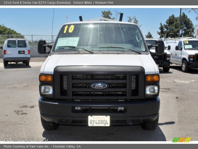 Oxford White / Medium Flint 2010 Ford E Series Van E250 Cargo Extended