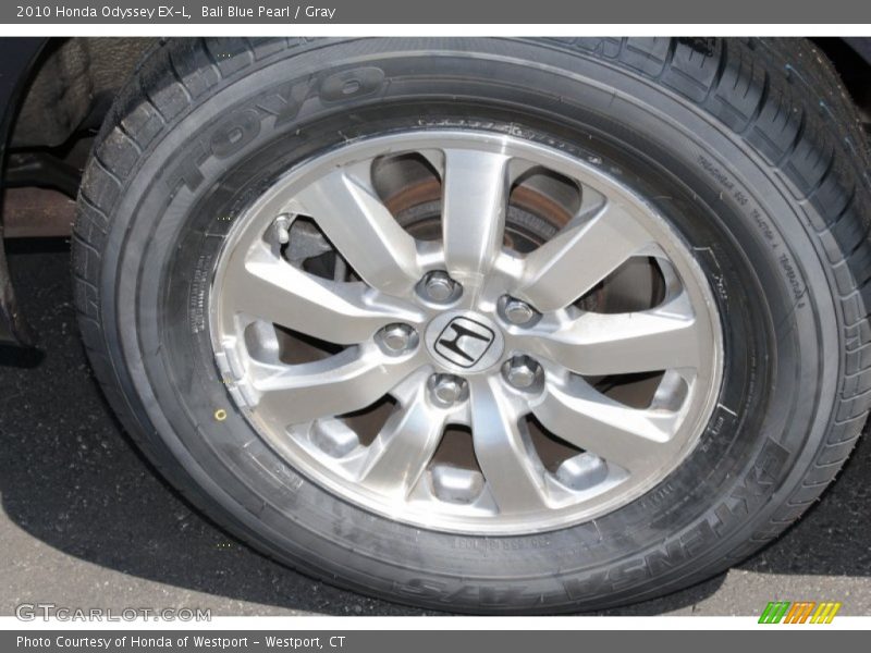 Bali Blue Pearl / Gray 2010 Honda Odyssey EX-L