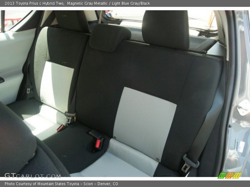 Magnetic Gray Metallic / Light Blue Gray/Black 2013 Toyota Prius c Hybrid Two