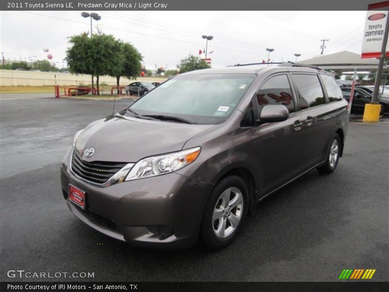 Predawn Gray Mica / Light Gray 2011 Toyota Sienna LE