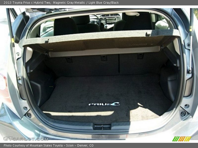 Magnetic Gray Metallic / Light Blue Gray/Black 2013 Toyota Prius c Hybrid Two
