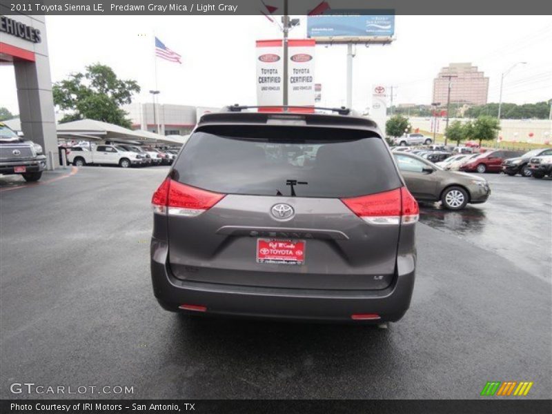 Predawn Gray Mica / Light Gray 2011 Toyota Sienna LE