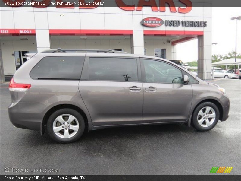 Predawn Gray Mica / Light Gray 2011 Toyota Sienna LE