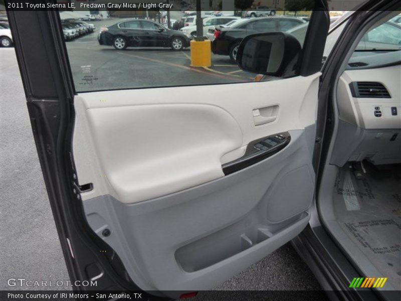 Predawn Gray Mica / Light Gray 2011 Toyota Sienna LE