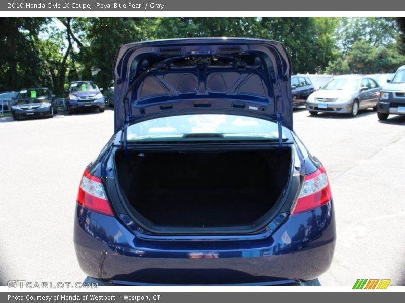 Royal Blue Pearl / Gray 2010 Honda Civic LX Coupe