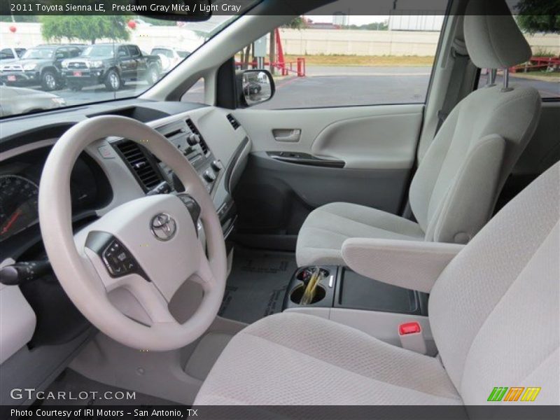 Predawn Gray Mica / Light Gray 2011 Toyota Sienna LE