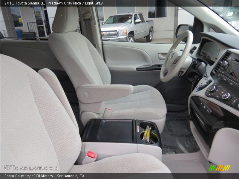 Predawn Gray Mica / Light Gray 2011 Toyota Sienna LE
