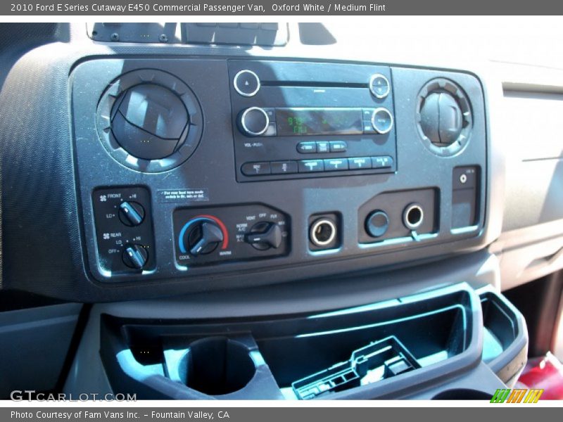 Controls of 2010 E Series Cutaway E450 Commercial Passenger Van
