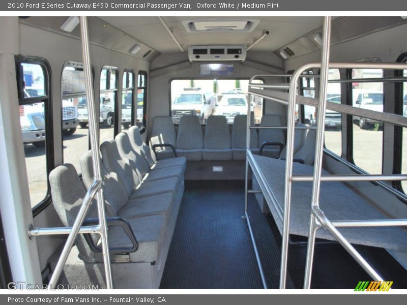 Rear Seat of 2010 E Series Cutaway E450 Commercial Passenger Van