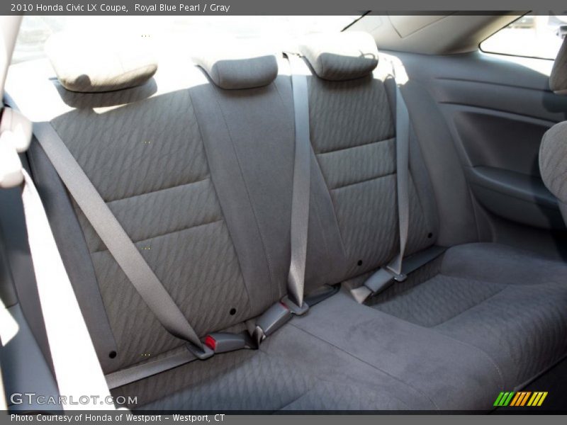 Royal Blue Pearl / Gray 2010 Honda Civic LX Coupe