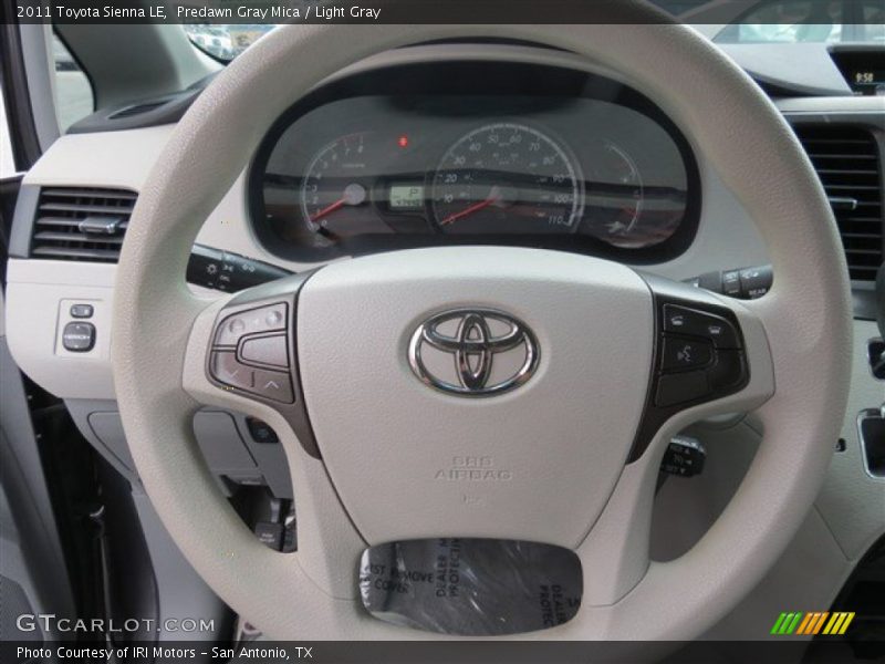 Predawn Gray Mica / Light Gray 2011 Toyota Sienna LE