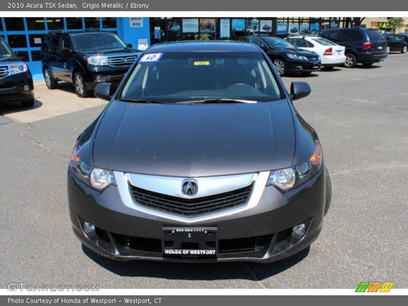 Grigio Metallic / Ebony 2010 Acura TSX Sedan