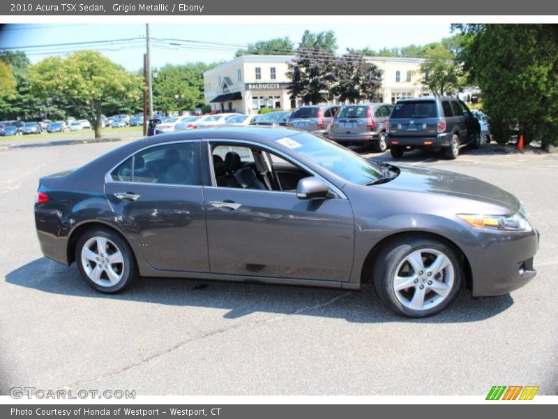 Grigio Metallic / Ebony 2010 Acura TSX Sedan