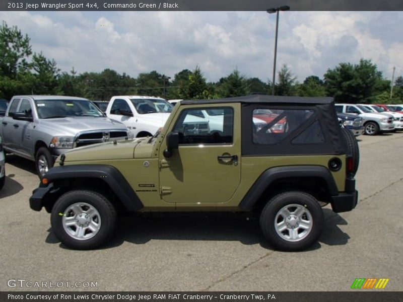 Commando Green / Black 2013 Jeep Wrangler Sport 4x4
