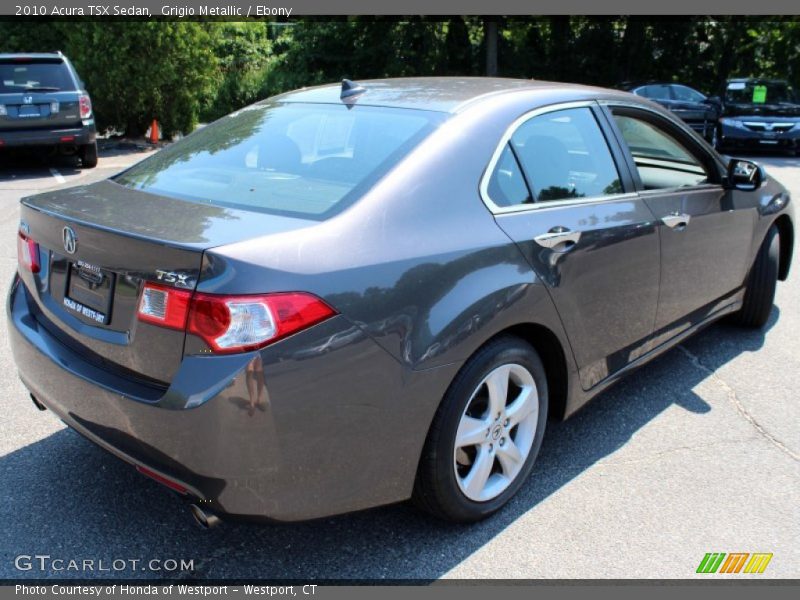 Grigio Metallic / Ebony 2010 Acura TSX Sedan