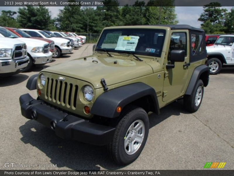 Commando Green / Black 2013 Jeep Wrangler Sport 4x4