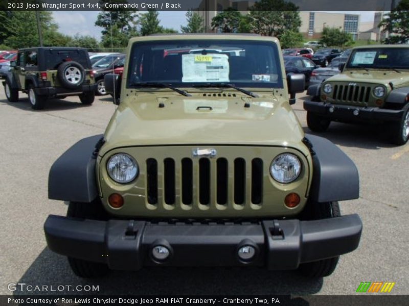 Commando Green / Black 2013 Jeep Wrangler Sport 4x4