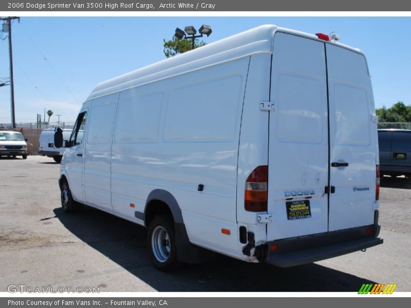 Arctic White / Gray 2006 Dodge Sprinter Van 3500 High Roof Cargo