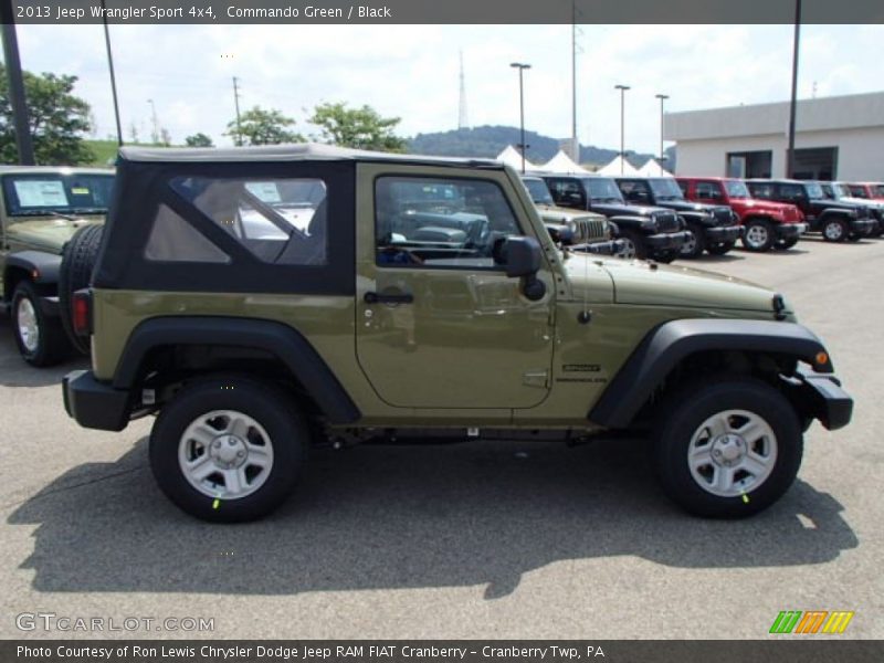 Commando Green / Black 2013 Jeep Wrangler Sport 4x4
