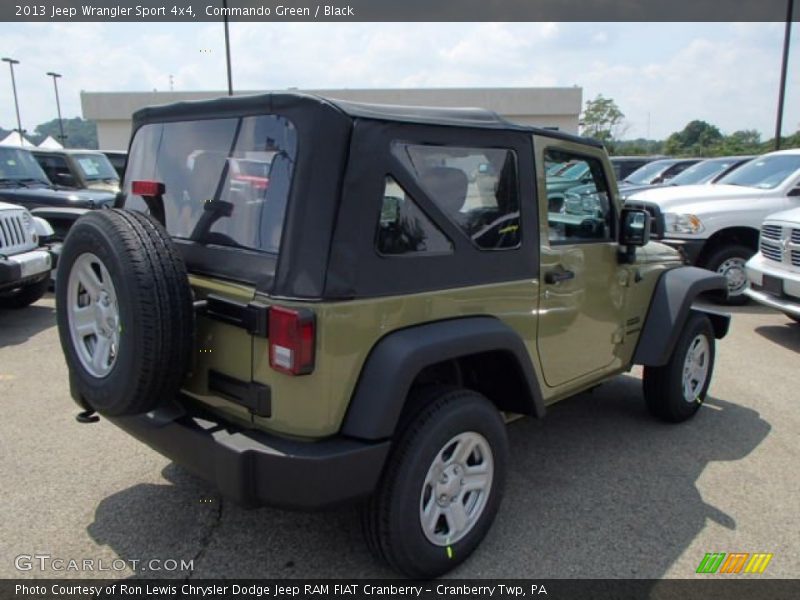 Commando Green / Black 2013 Jeep Wrangler Sport 4x4