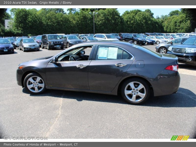Grigio Metallic / Ebony 2010 Acura TSX Sedan