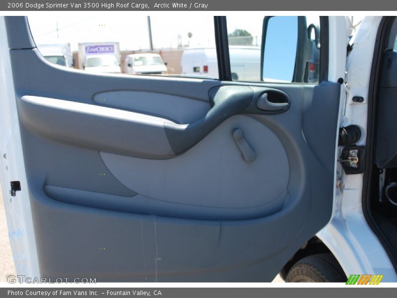 Arctic White / Gray 2006 Dodge Sprinter Van 3500 High Roof Cargo