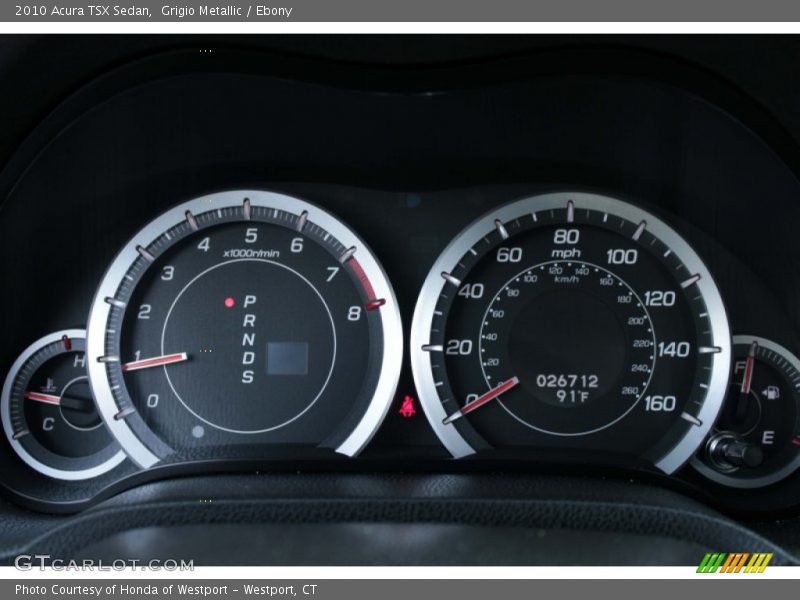 Grigio Metallic / Ebony 2010 Acura TSX Sedan