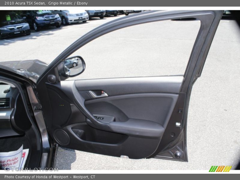 Grigio Metallic / Ebony 2010 Acura TSX Sedan