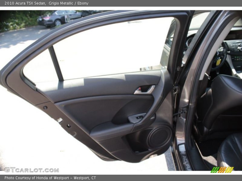 Grigio Metallic / Ebony 2010 Acura TSX Sedan