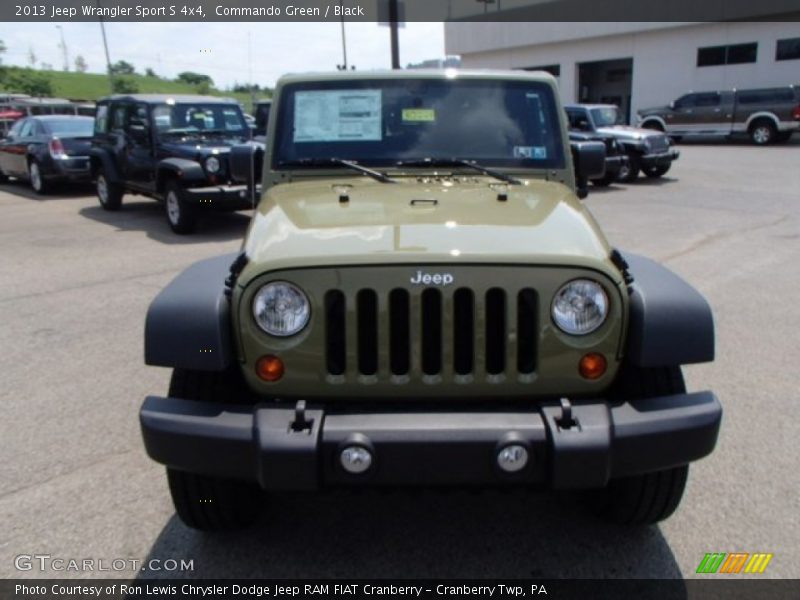 Commando Green / Black 2013 Jeep Wrangler Sport S 4x4